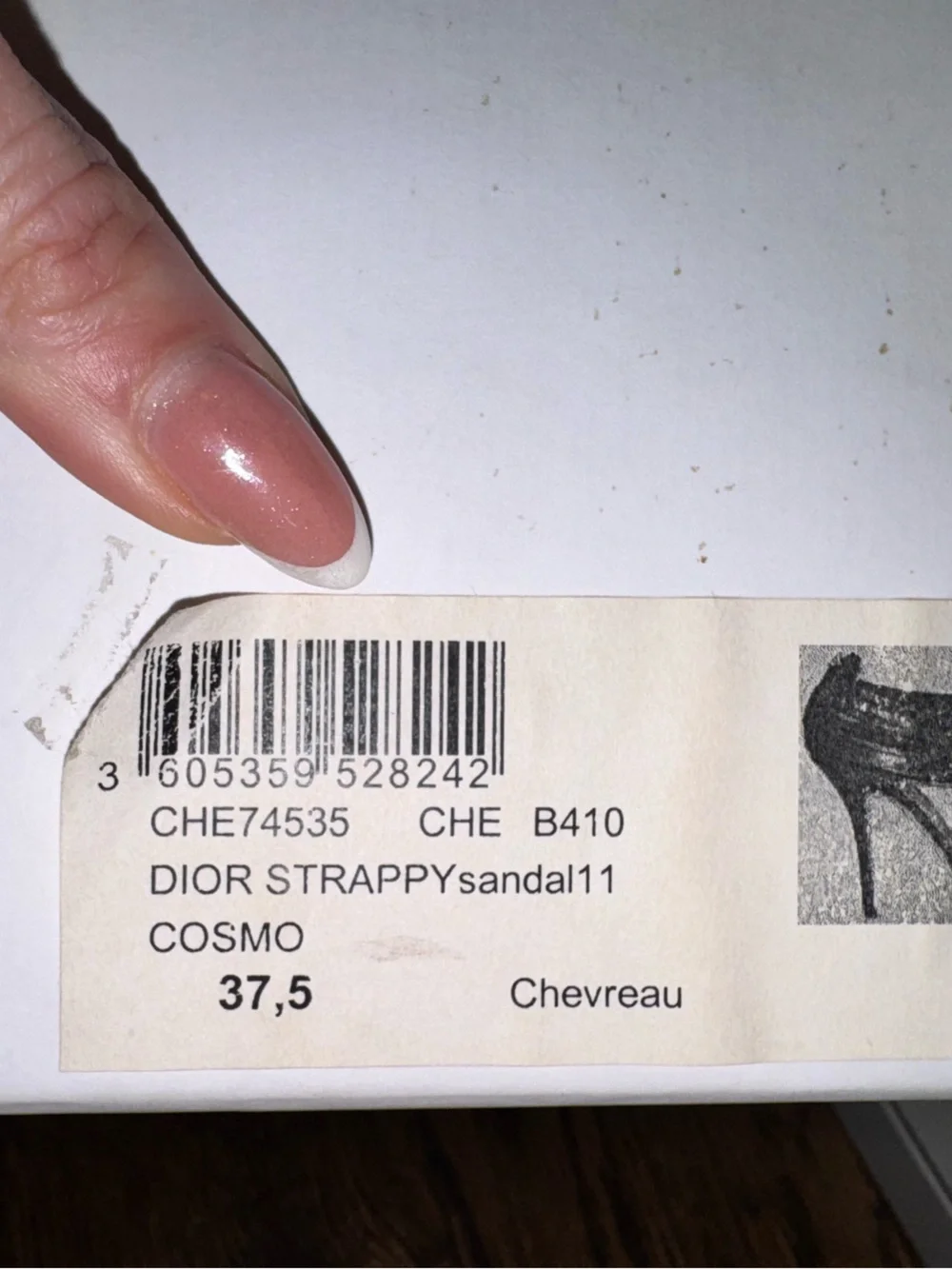 Dior Strappy Sandal Two Tone Cage Stilettos with Box